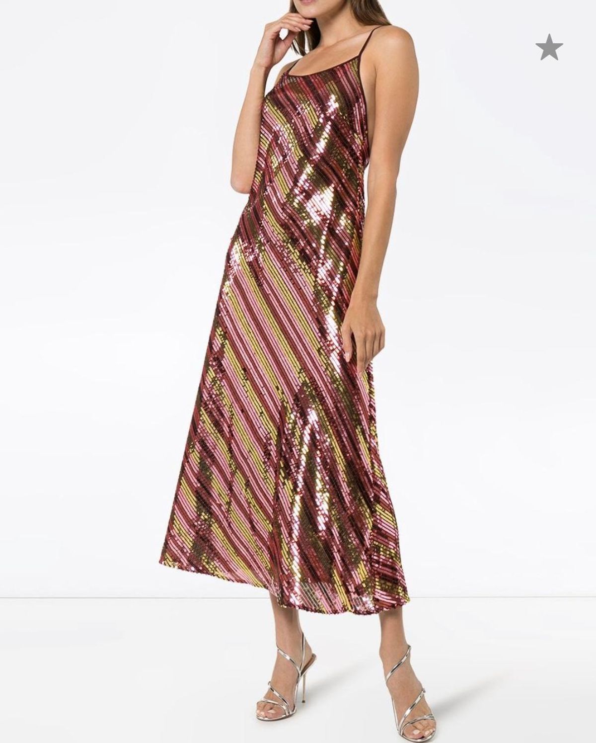 Rixo Sylie sequinned embellished midi dress Size 12 - Image 1