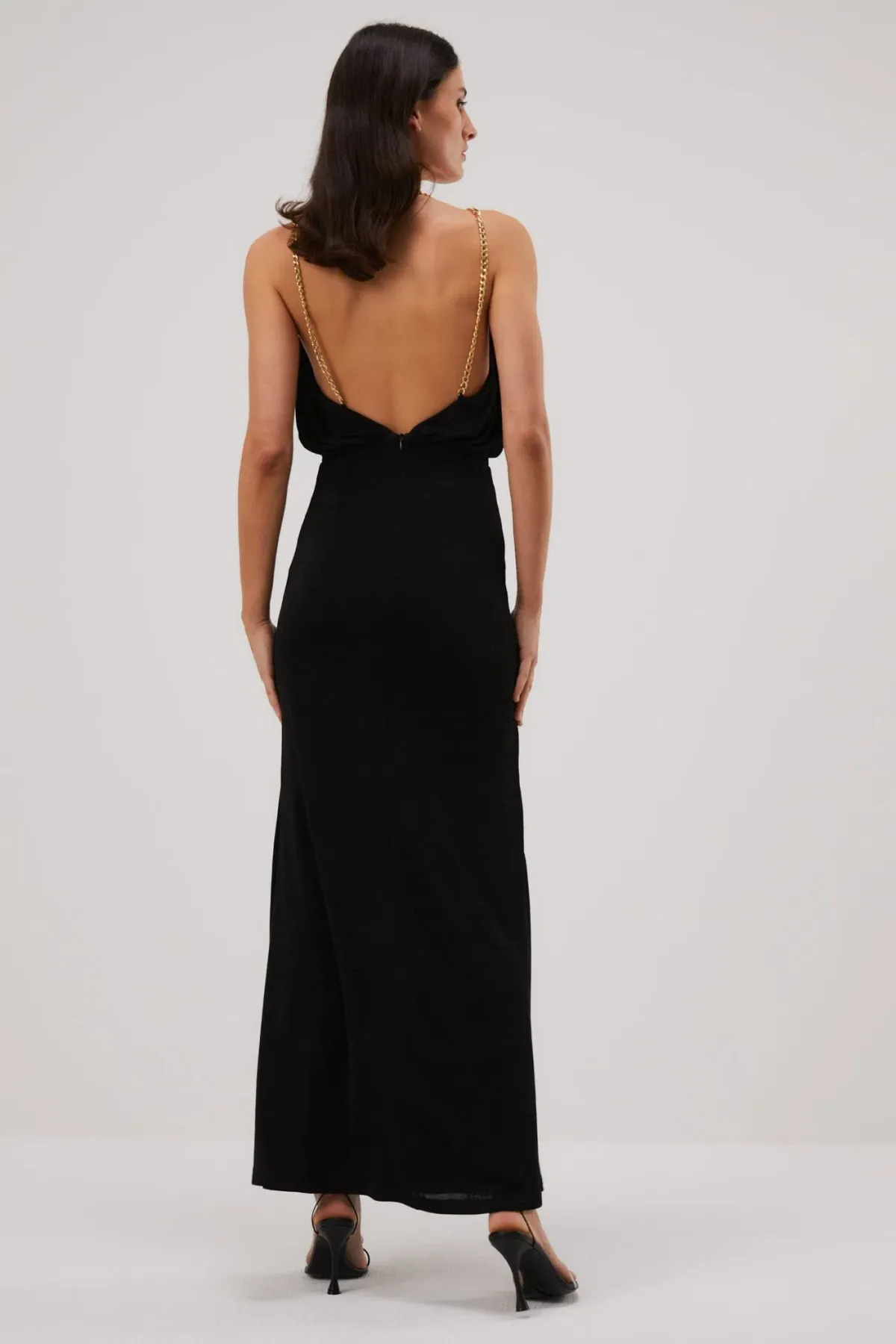 MISHA Aminah Gown Black Size 10/M - Image 3
