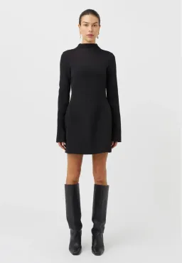Camilla & Marc Gordon Mini Dress Black Size 8 for rent on The Volte - image 1