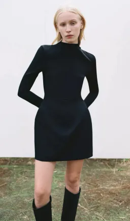 Camilla & Marc Gordon Mini Dress Black Size 8 for rent on The Volte - image 3