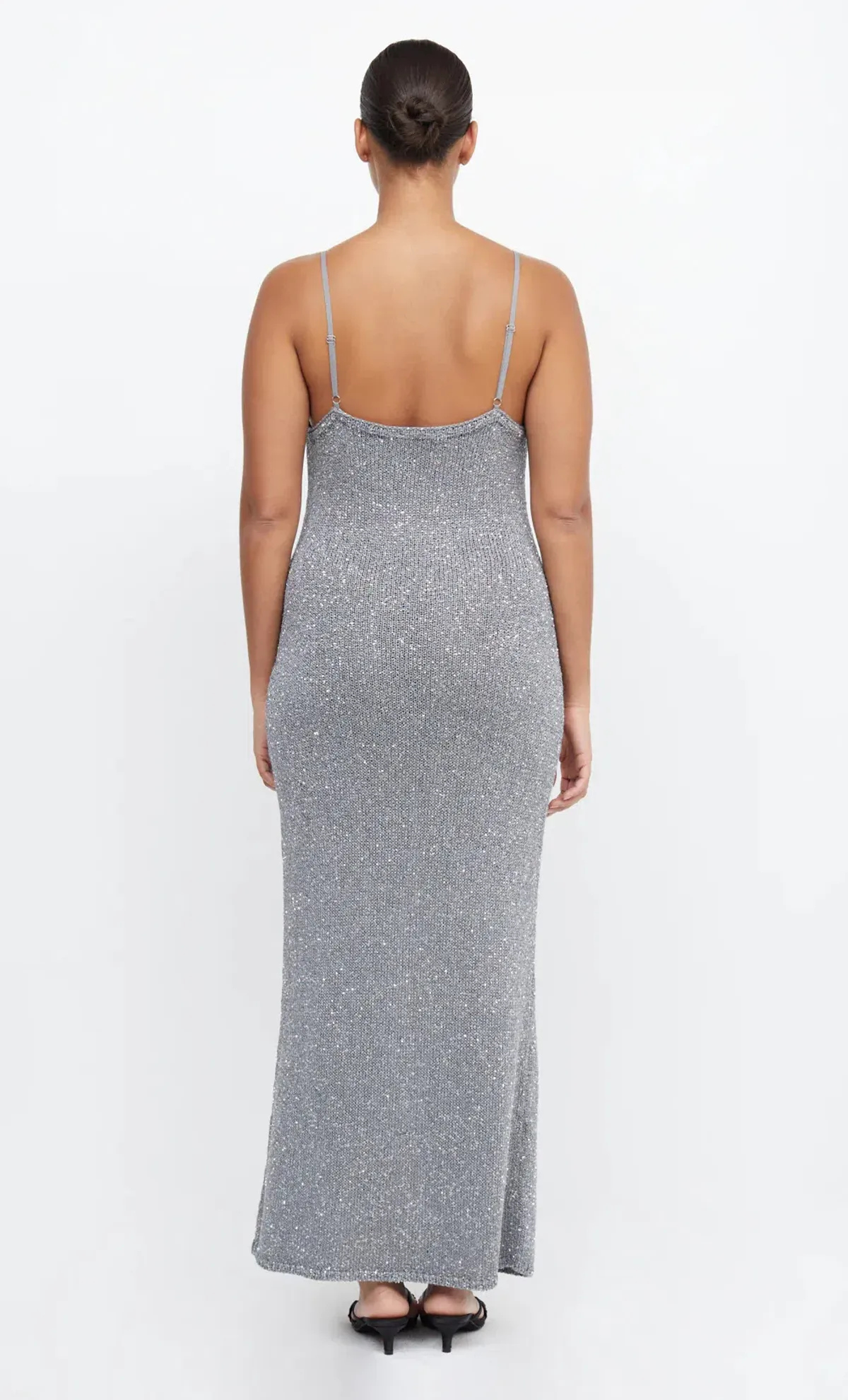 Bec & Bridge Sadie Knit Dress Grey Size AU 6 - Image 2