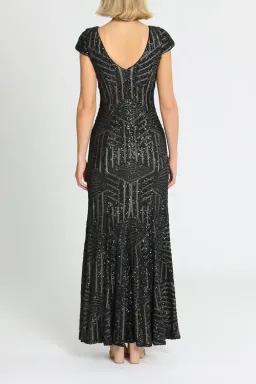 L'amour Grace Gown Black Size AU 20 for rent on The Volte - image 3