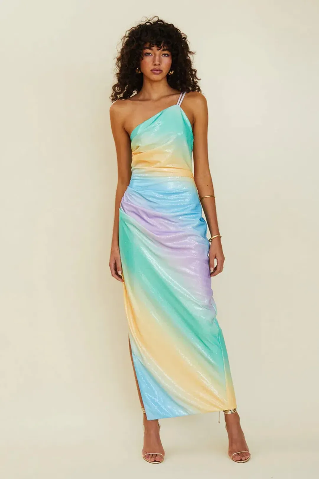 Suboo Sequin Mermaid Maxi Dress Multi Size 6 for rent on The Volte - main image
