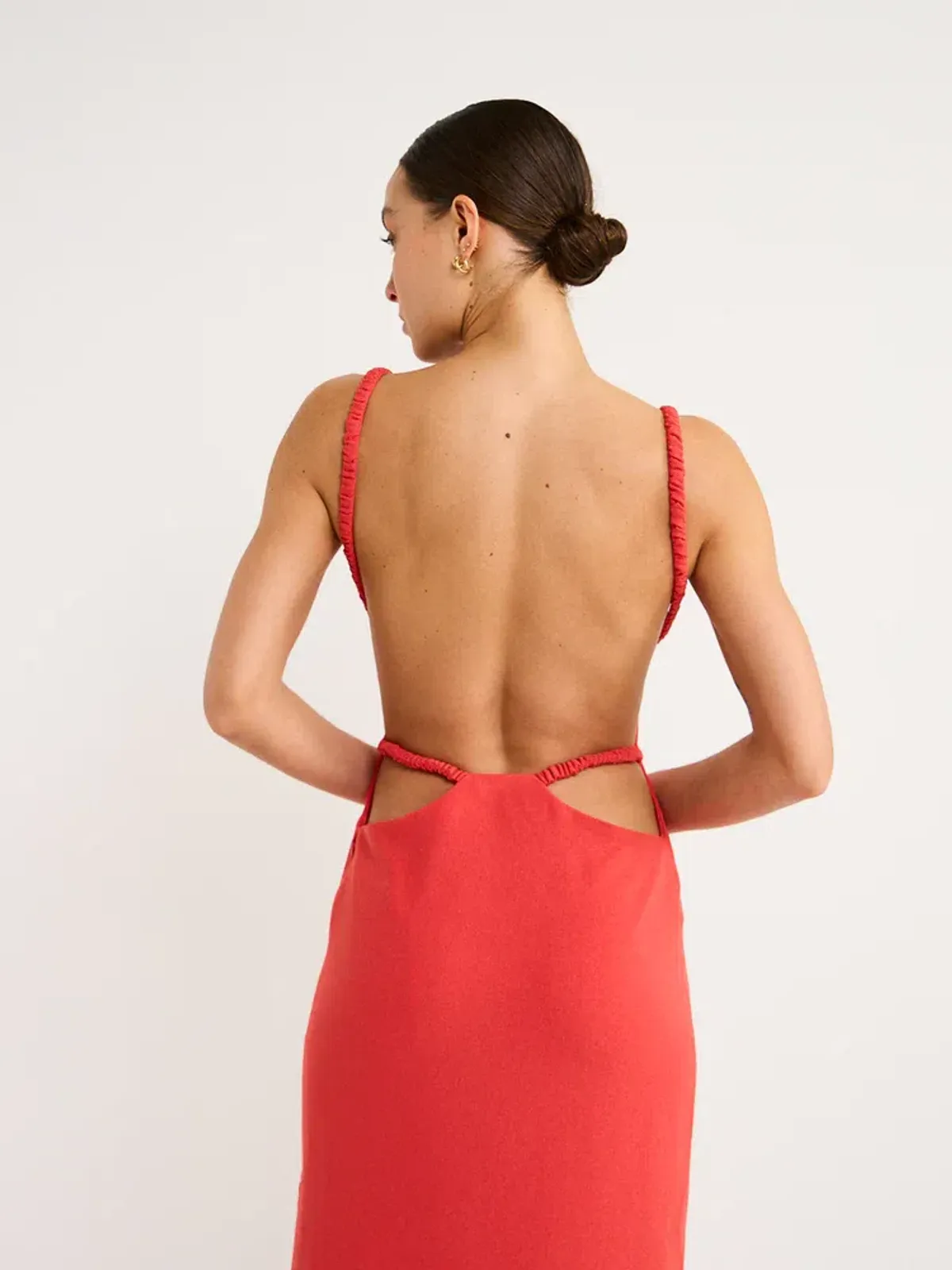 Sir the Label Spoerri Backless Gown Red Size 1 / AU 8 - Image 3