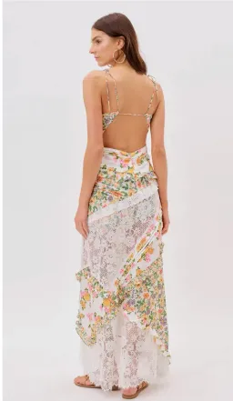 For Love and Lemons Rosalyn Maxi Dress Floral Size S / AU 8 for rent on The Volte - image 2