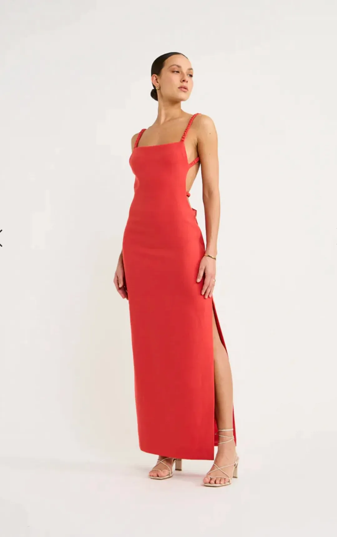 Sir the Label Spoerri Backess Gown in Red Size 1 / Au 8 for rent on The Volte - main image
