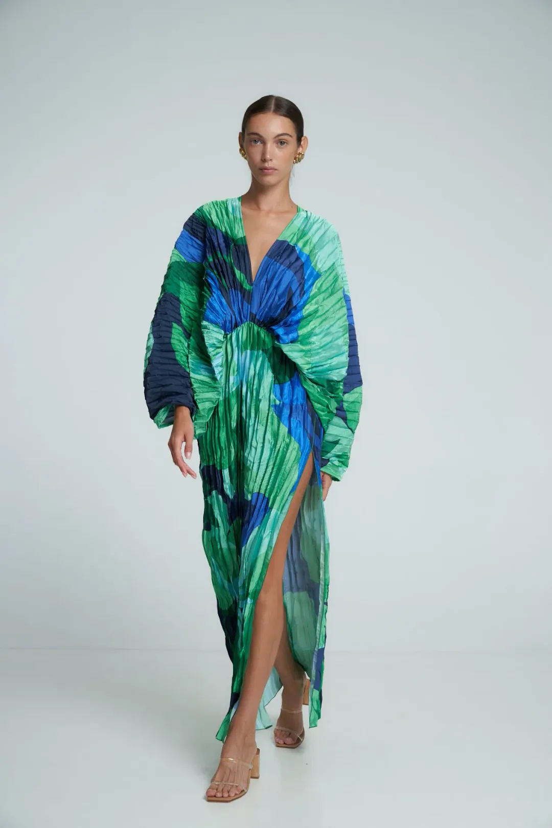 L’Idee De Luxe Gown Capri Green Size 10 for rent on The Volte - main image