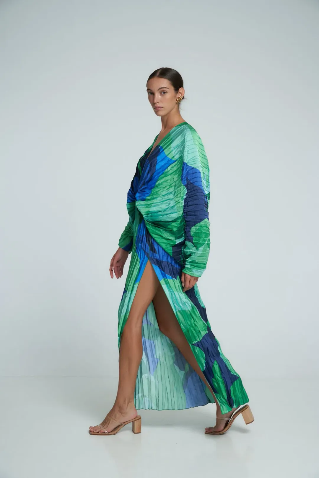 L’Idee De Luxe Gown Capri Green Size 10 for rent on The Volte - main image