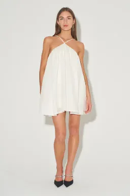 Hansen & Gretel Paolo Backless Mini Dress White Size XS / AU 6 for rent on The Volte - image 3