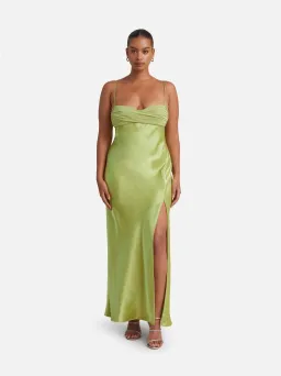 Bec & Bridge Julieta Maxi Dress Green Size 10 for rent on The Volte - image 1