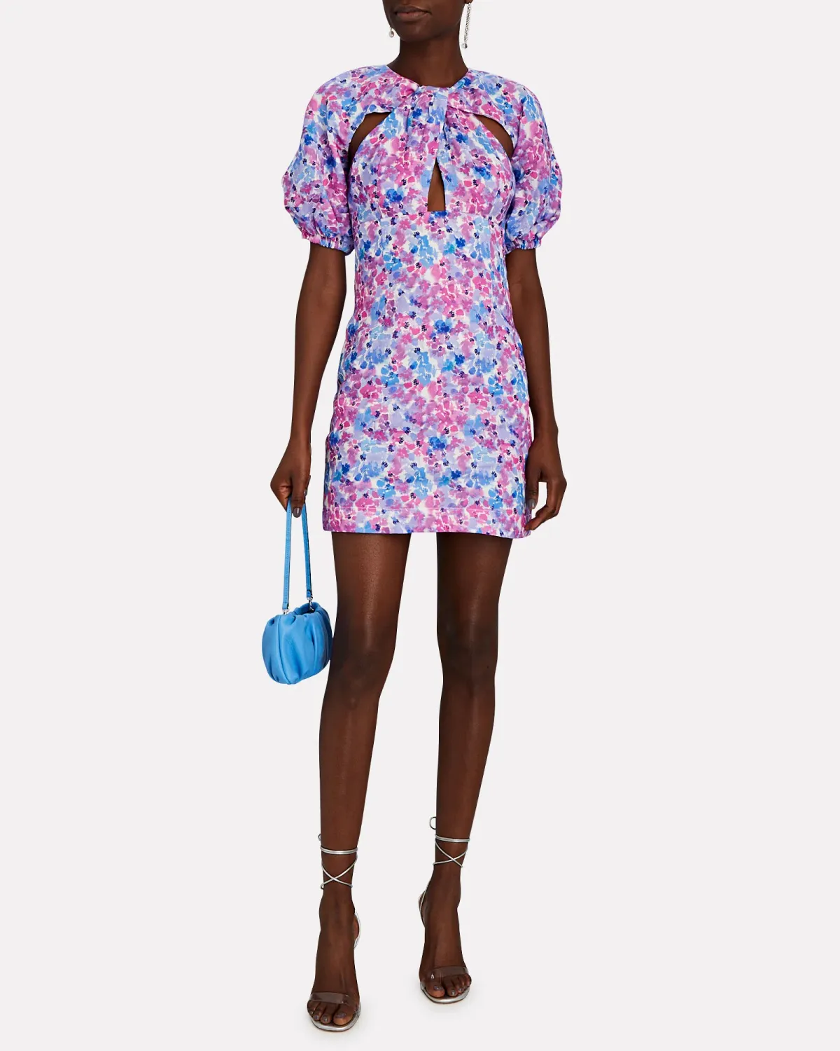 Nicholas Waverly Dress Orchid Multi Print Purple Size 12 - Image 1