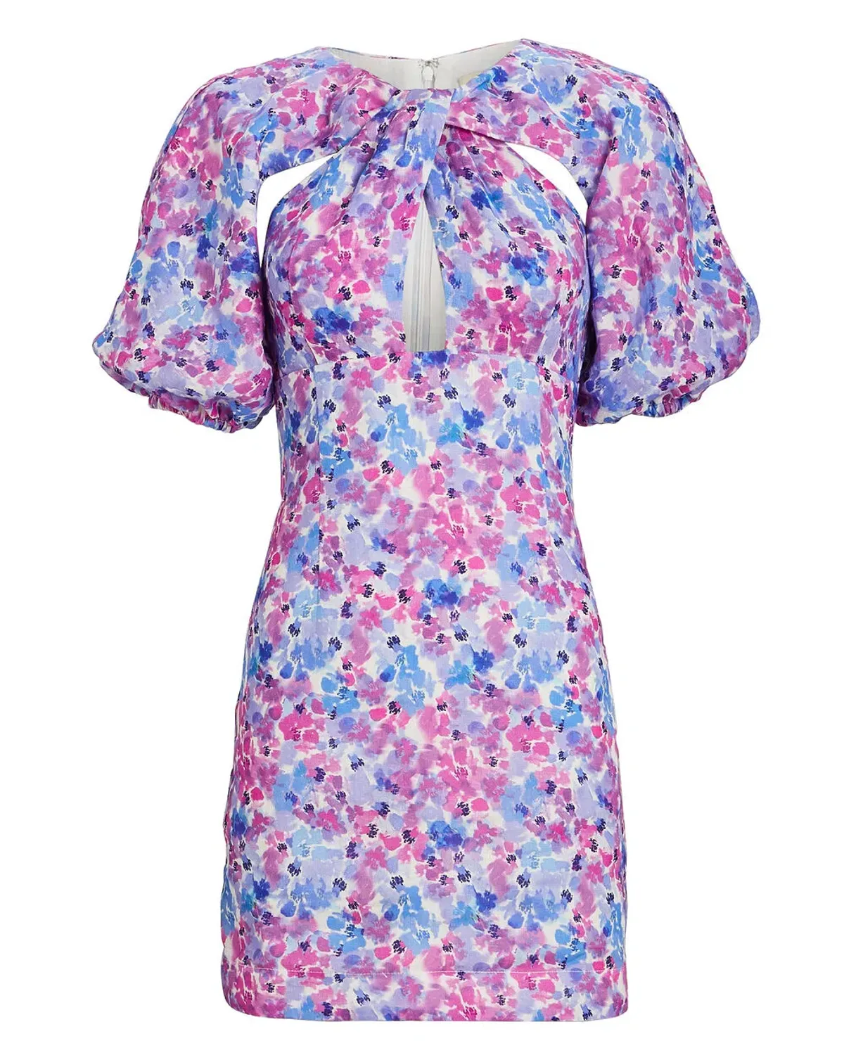 Nicholas Waverly Dress Orchid Multi Print Purple Size 8 - Image 3