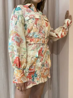 Significant Other Odessa Dress Picnic Peonies Size 14 for rent on The Volte - image 2