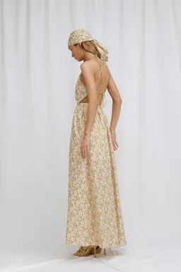 Significant Other Cara Dress Floral Print Yellow Size 10 for rent on The Volte - image 1