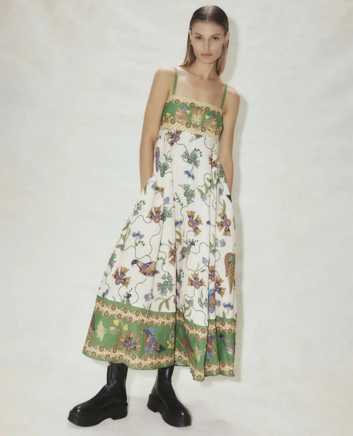 Alemais Birdie Sundress Print Size 14 for rent on The Volte - main image