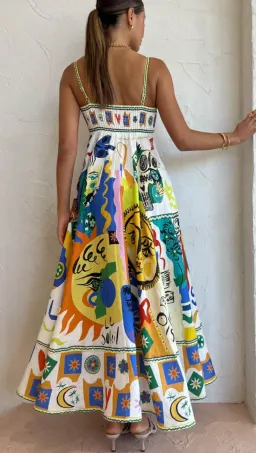 Alemais Soleil Sundress Multi Size AU 6 for rent on The Volte - image 5