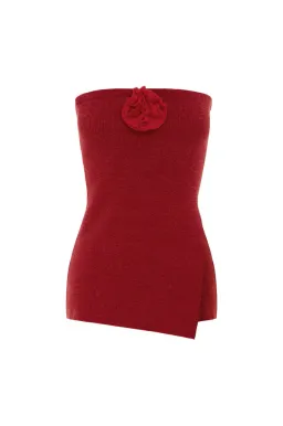 With Jean Belle Top Red Size 6 for rent on The Volte - image 1