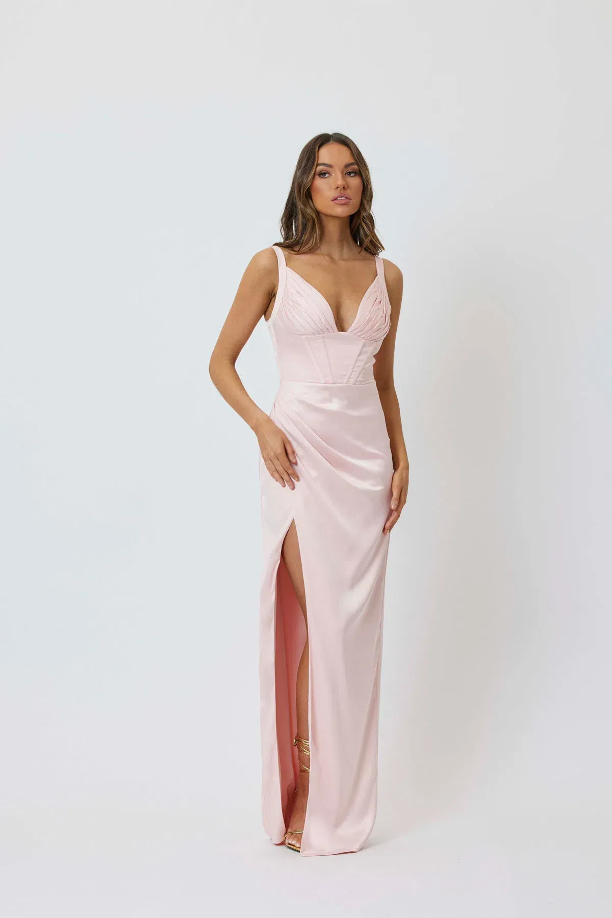 Bianca & Bridgett Peony Dress Blush Size 10 - Image 1