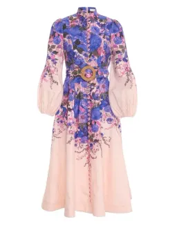 Zimmermann High Tide Buttoned Midi Dress Floral Size 1 / AU 10 for rent on The Volte - image 3
