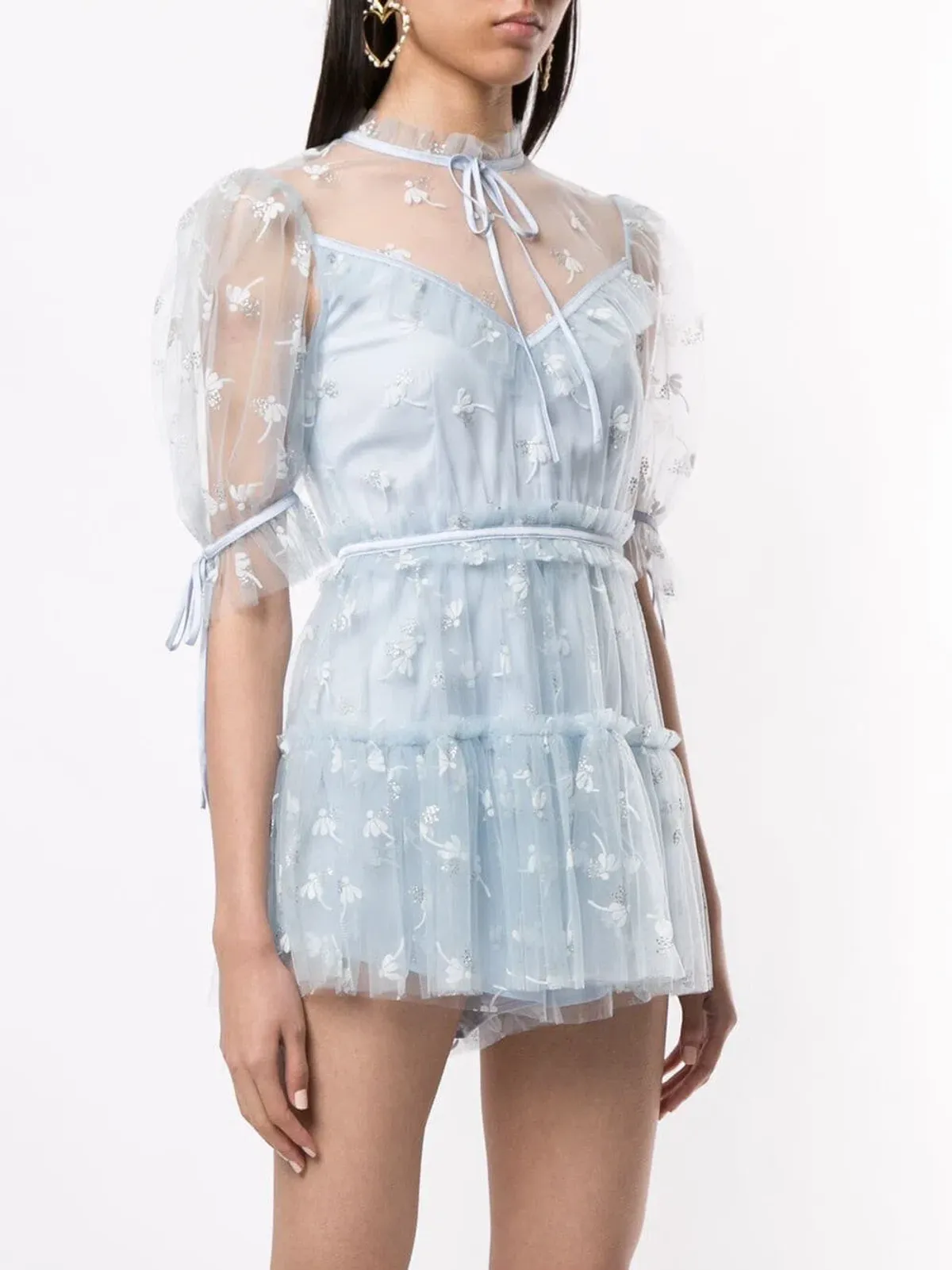 Alice McCall Moon Lover Playsuit Blue Size AU 10 - Image 3
