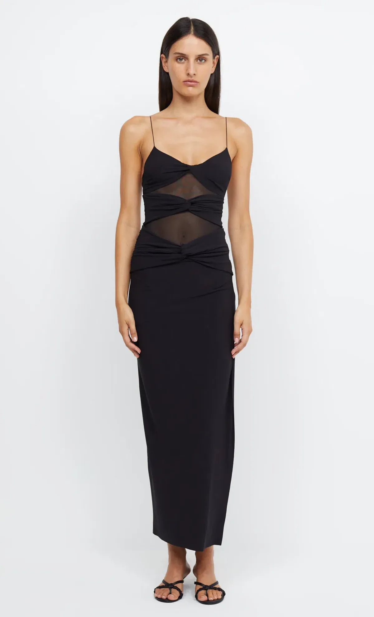 Bec & Bridge Montana Twist Maxi Dress Black Size 6 - Image 4
