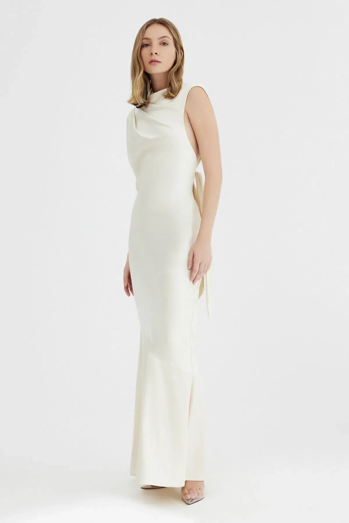 Significant Other Lana Maxi Dress Buttercream Size 8 - Image 1