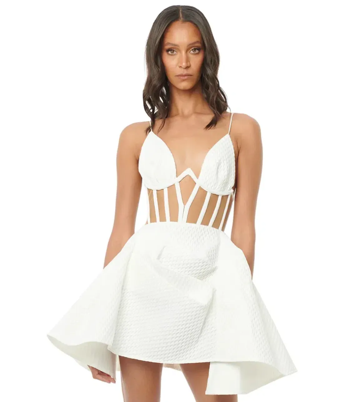 Eliya The Label Addison Dress White Size L/AU 12 for rent on The Volte - main image