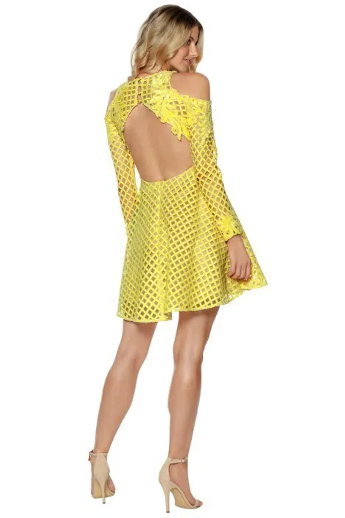 Thurley Hybrid Dress Yellow Size 8 - Image 2