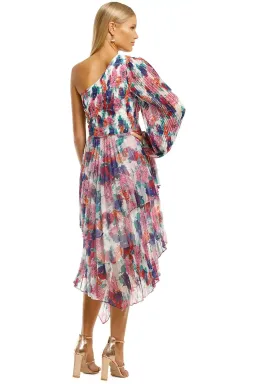 Talulah Always You Midi Dress Floral Fantasia Print Multi Print Size 12 for rent on The Volte - image 3
