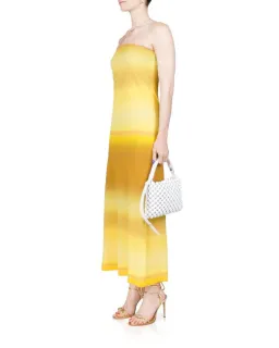 Bec & Bridge Amara Strapless Midi Dress Golden Ombre Size 8 for rent on The Volte - image 2