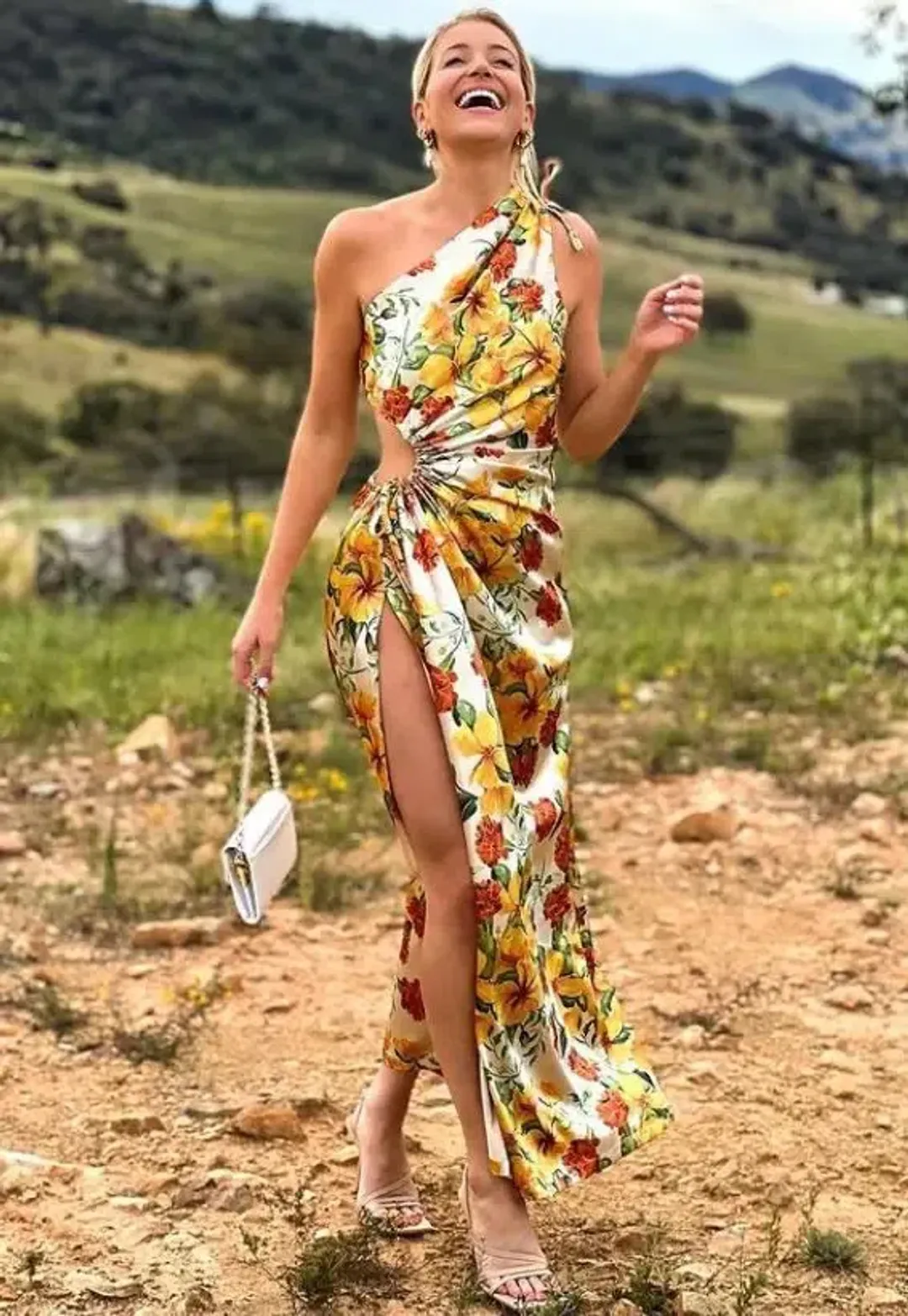 Sonya Moda Nour Yarden Floral Maxi Dress Multi Size AU 8 for rent on The Volte - main image