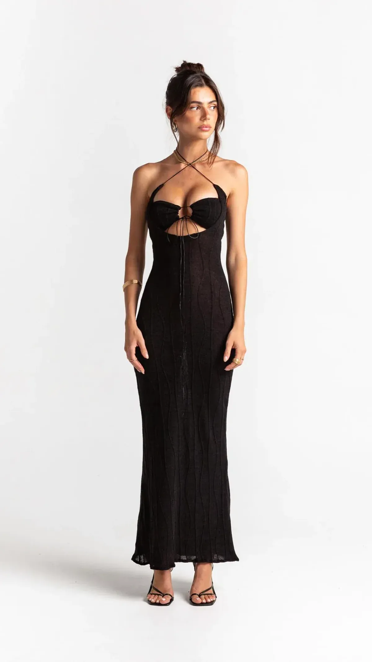 Arcina Ori Cindy Dress Black Size AU 6 for rent on The Volte - main image