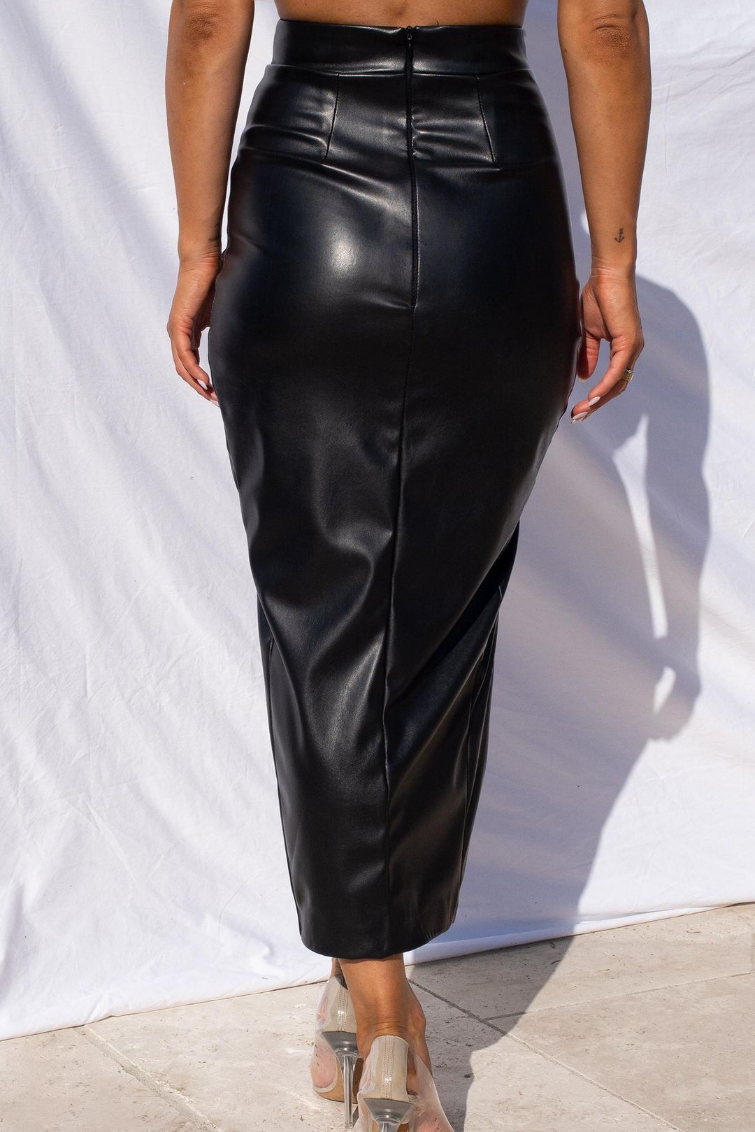Effie Kats Thigh Split Midi Skirt and Crop Top Size XS for rent on The Volte - main image