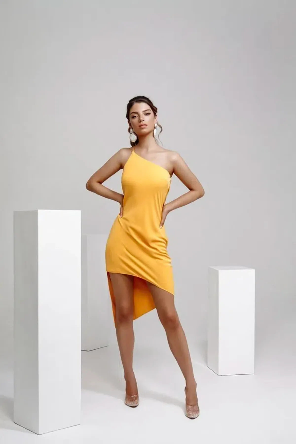 Derma Department Anya Dress Orange Size 6 for rent on The Volte - main image