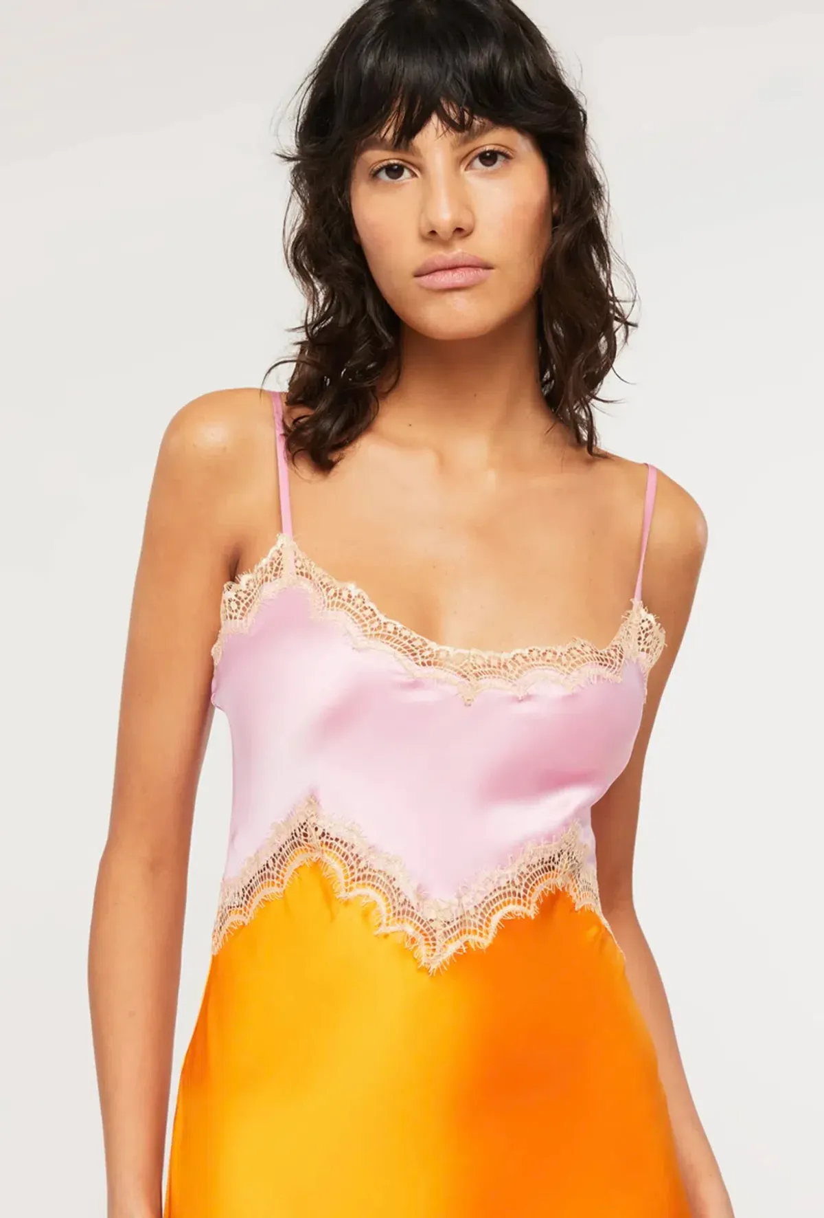 Ginia Hope Dress Pink/Orange Size 8 - Image 2