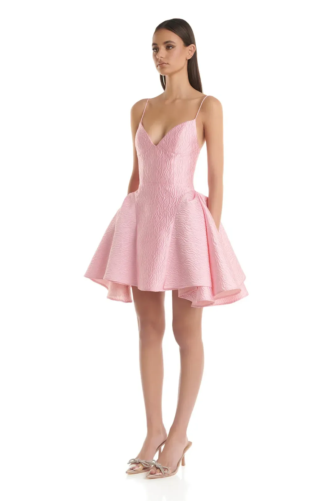 Eliya The Label Mirabella Dress Pink Size AU 6 for rent on The Volte - main image