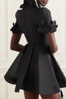 Zimmermann Luminosity Lift Off Black Flower Mini Black Size 0 / AU 8 for rent on The Volte - image 2