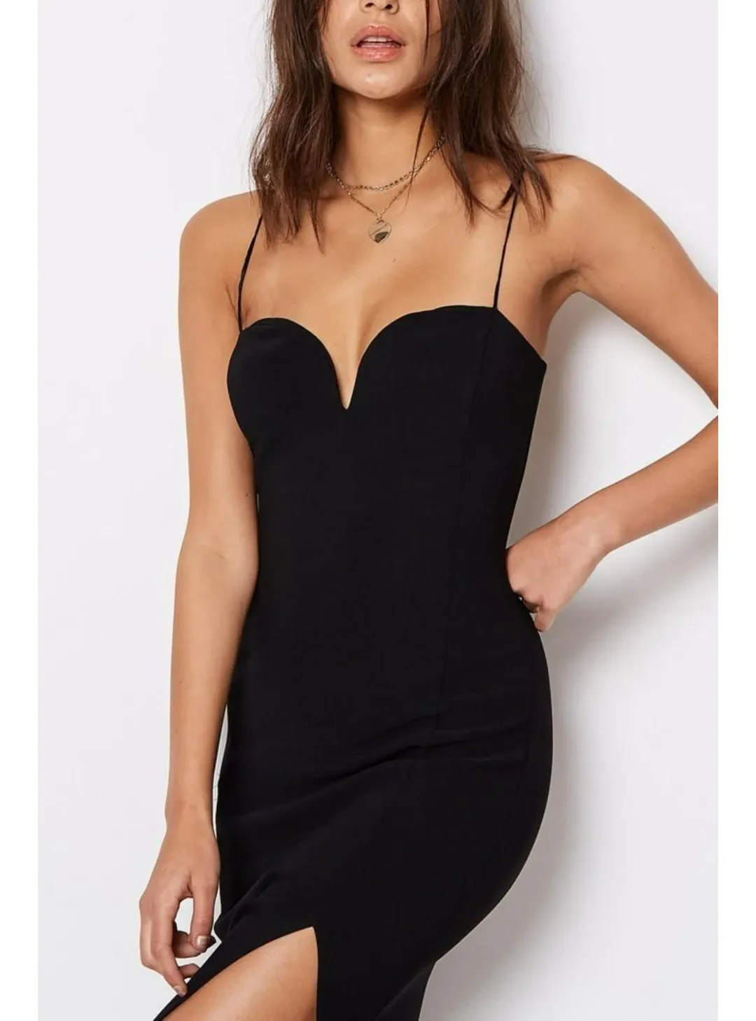 Bec & Bridge Dreamgirl Sweetheart Dress Black Size AU 10 for rent on The Volte - main image