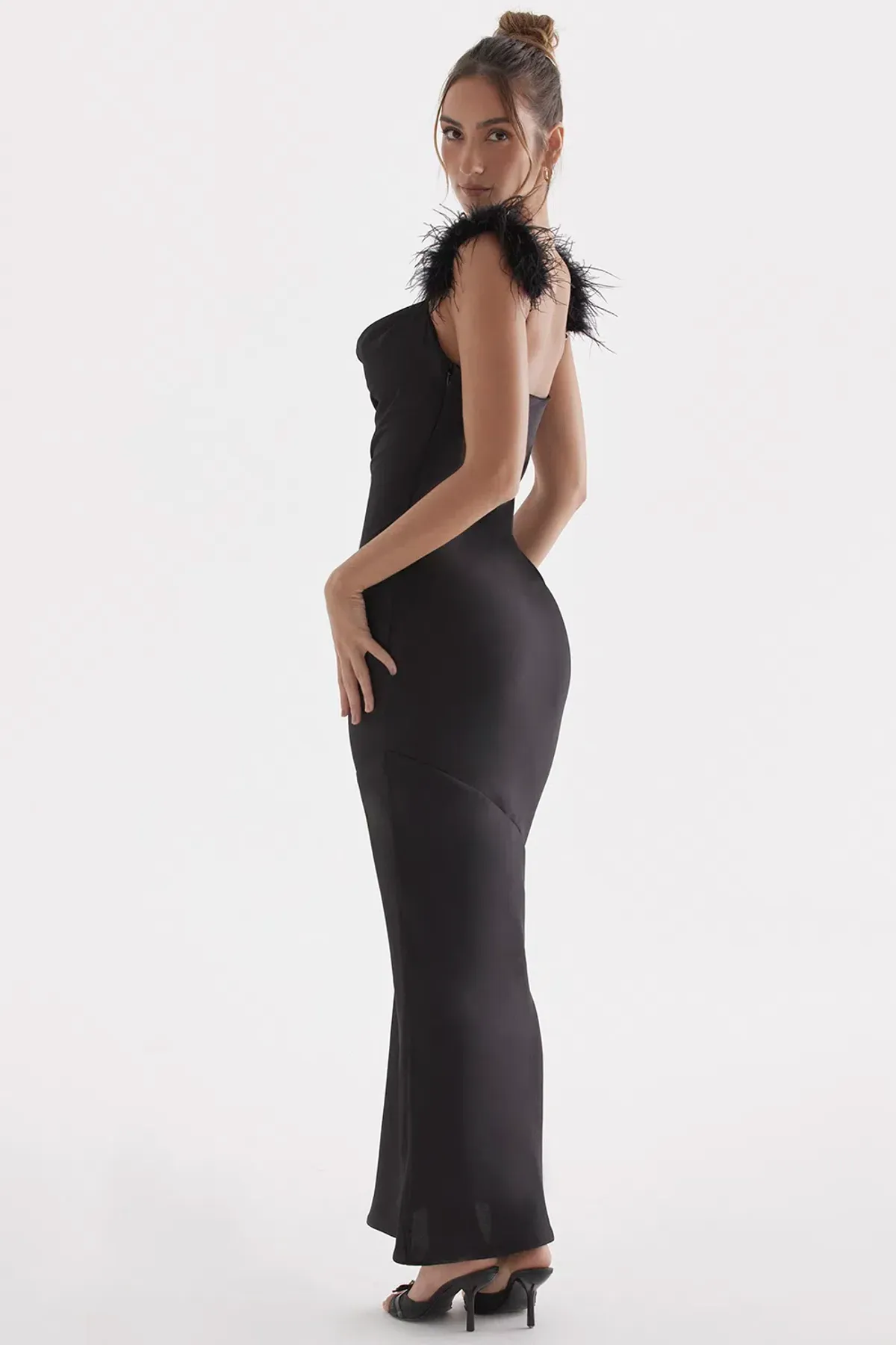 House of CB Tabitha Dress Black Size M/Au 10 - Image 3