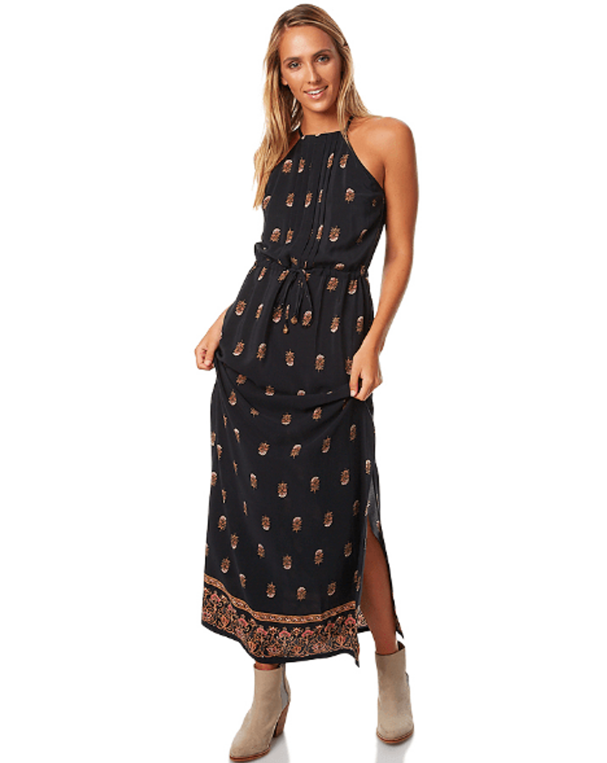 Tigerlily Javan Silk Maxi Dress size 10 for rent on The Volte - main image