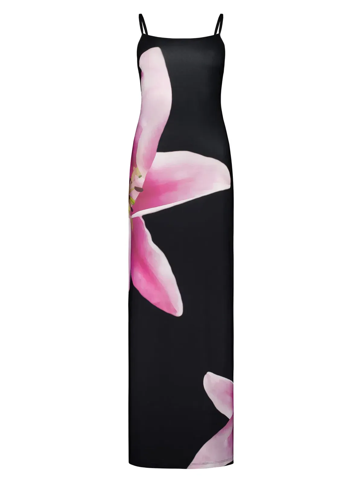 With Harper Lu Lily Dress Black/Pink Floral Size Medium/Au 10 - Image 3