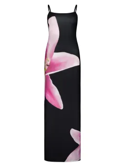 With Harper Lu Lily Dress Black/Pink Floral Size Medium/Au 10 for rent on The Volte - image 3
