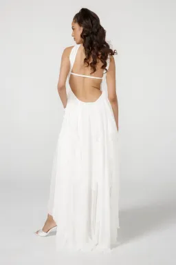 Nana Jacqueline Mariah Dress White Size 8 for rent on The Volte - image 3
