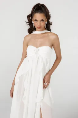Nana Jacqueline Mariah Dress White Size 8 for rent on The Volte - image 2