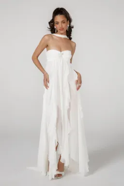 Nana Jacqueline Mariah Dress White Size 8 for rent on The Volte - image 1