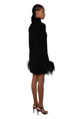 16Arlington Michelle Feather-Embellished Trim Mini Black Size AU 6 for rent on The Volte - image 2
