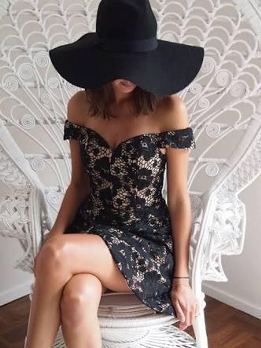 Love Honor Bella Lace Dress size 10 for rent on The Volte - main image