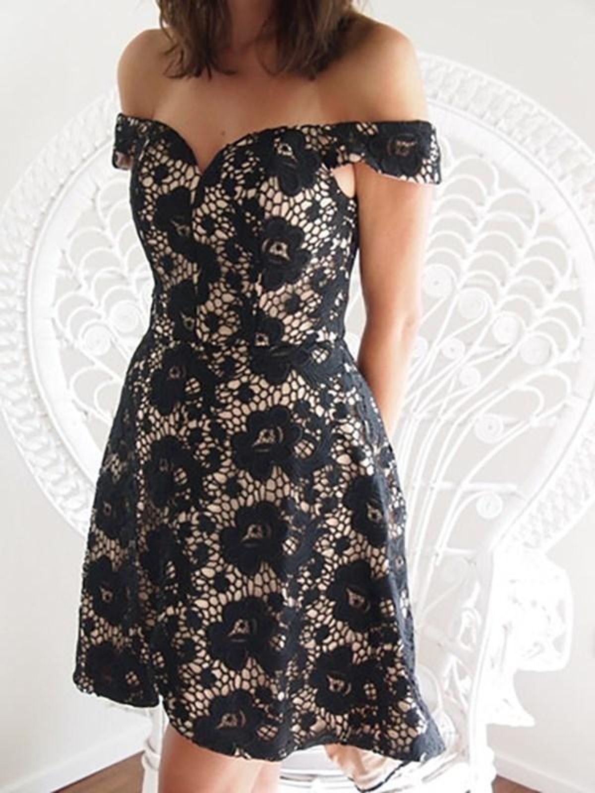 Love Honor Bella Lace Dress size 10 for rent on The Volte - main image