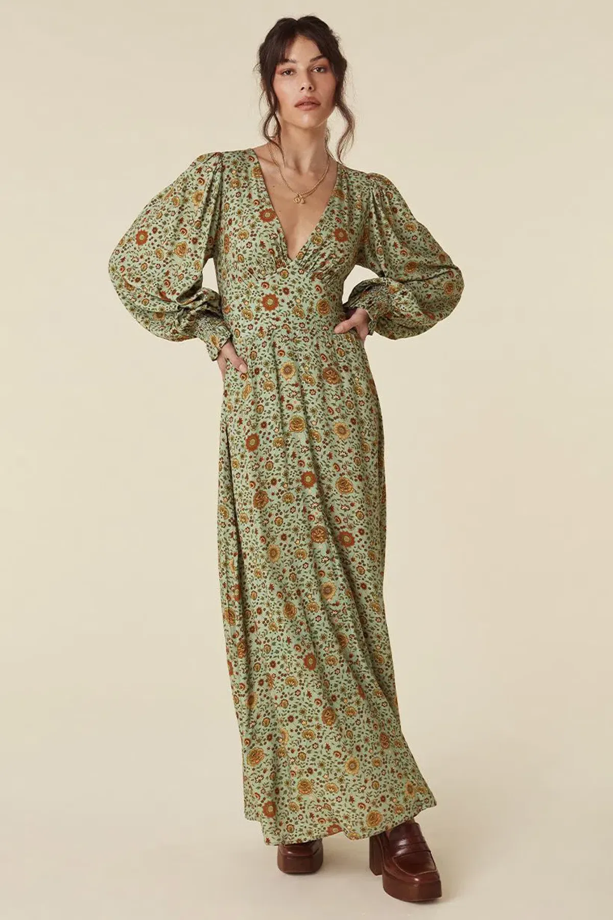 Spell Lady Untamed Gown Floral Size 8 - Image 1