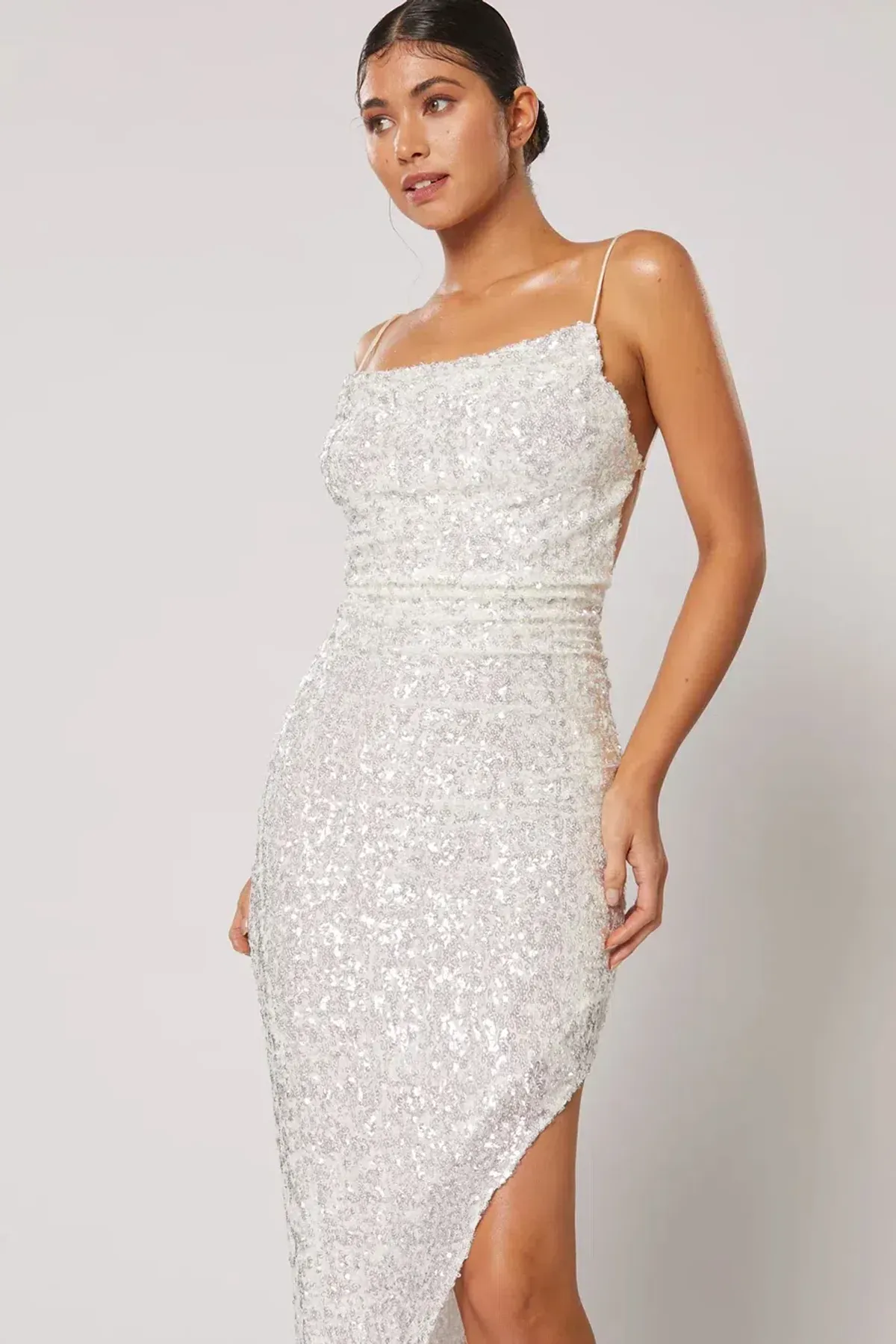 Winona Asha Asymmetrical Dress Size Xs Or/Au 6 - Image 2